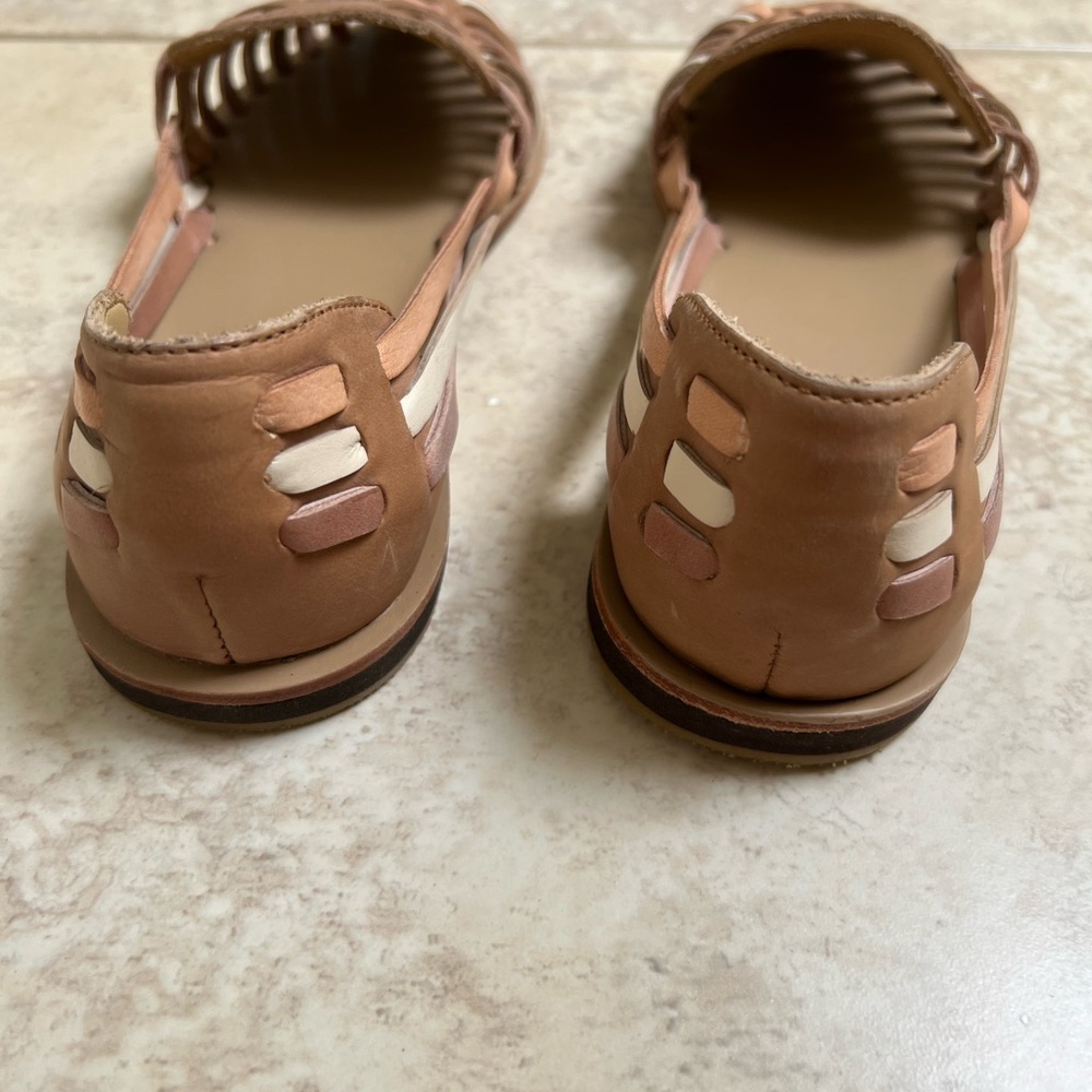 NEW nisolo leather made color block huaraches sandals - Picture 6 of 6